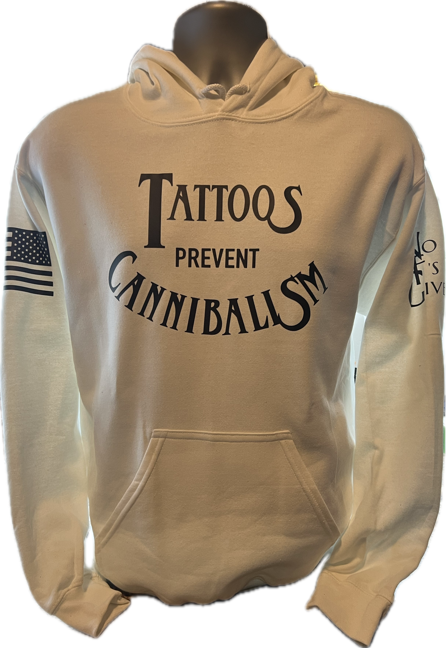Tattoos Prevent Cannibalism Hoodie