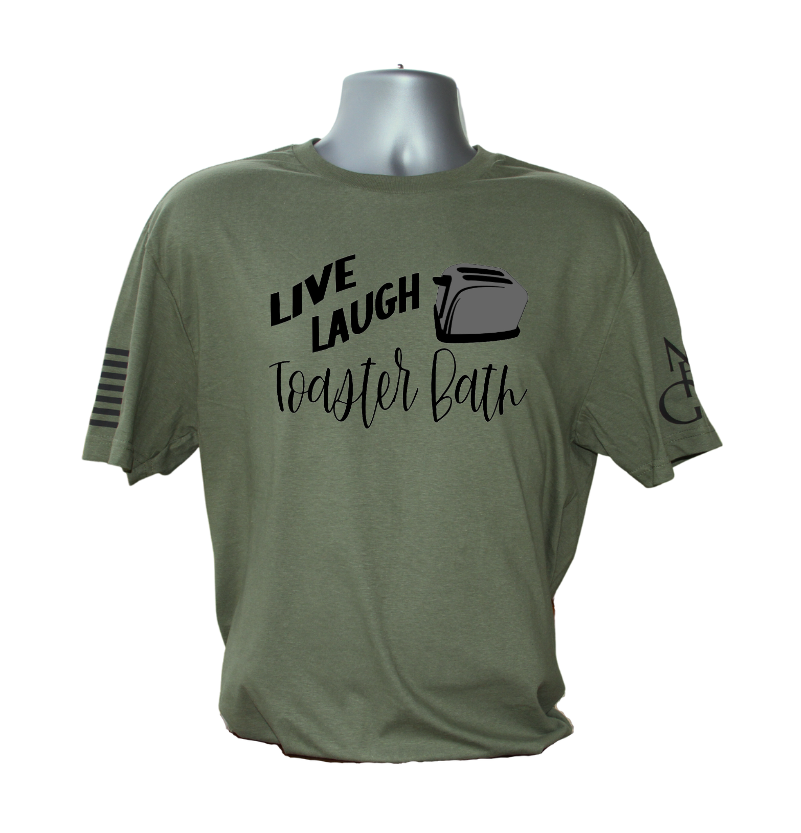 Live Laugh Toaster Bath T-Shirt