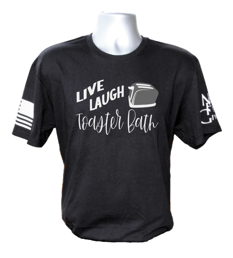 Live Laugh Toaster Bath T-Shirt