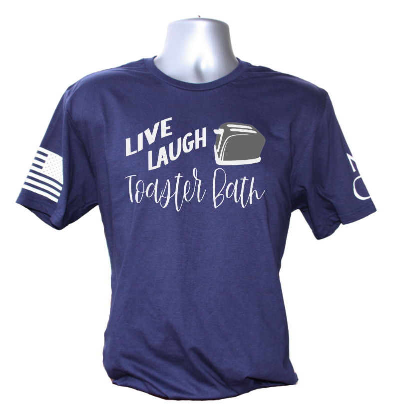 Live Laugh Toaster Bath T-Shirt