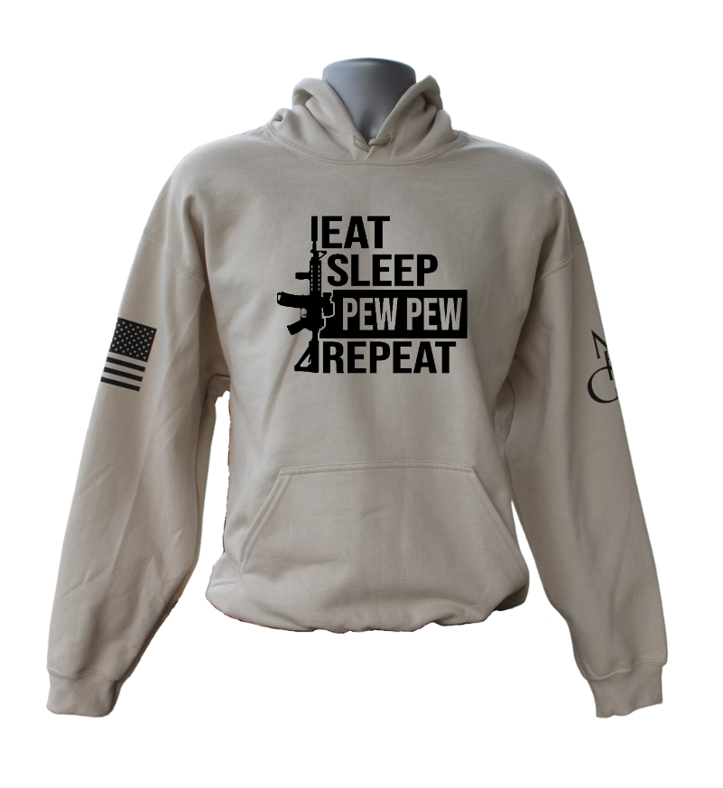 Eat Sleep Pew Hoodie