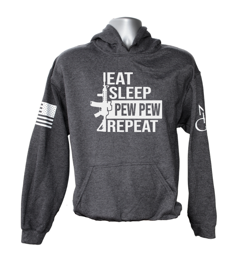 Eat Sleep Pew Hoodie