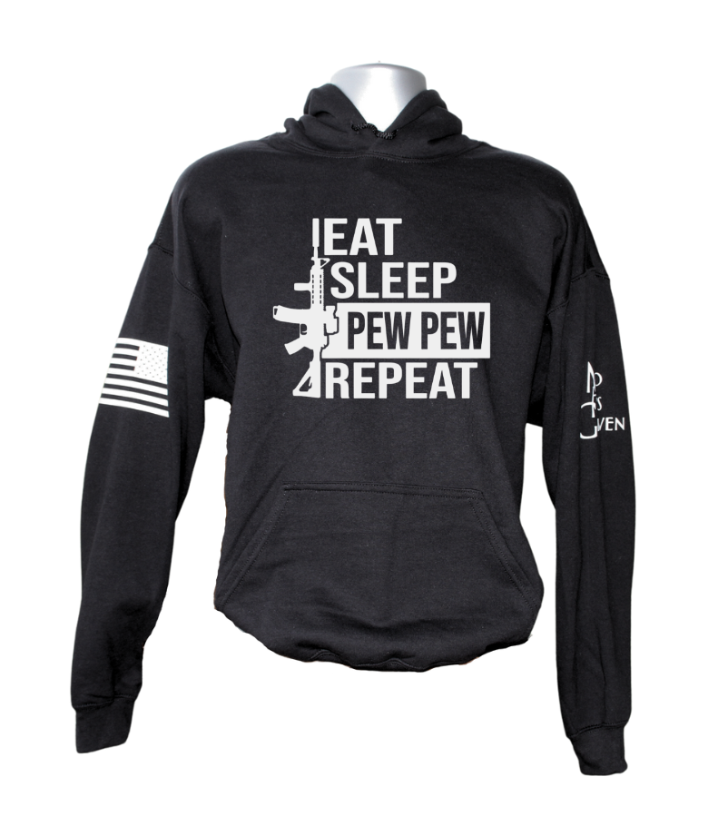 Eat Sleep Pew Hoodie