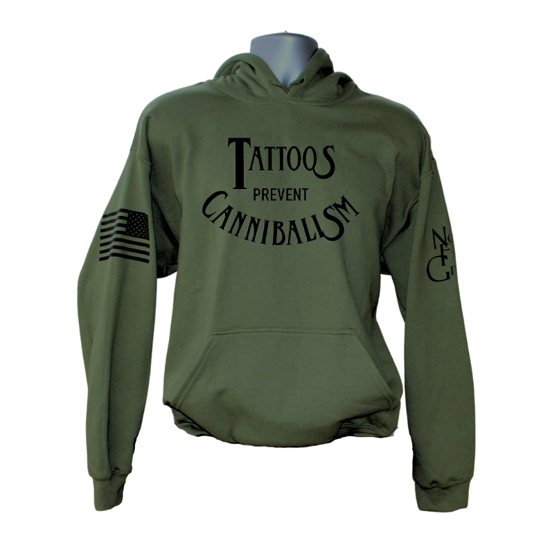 Tattoos Prevent Cannibalism Hoodie