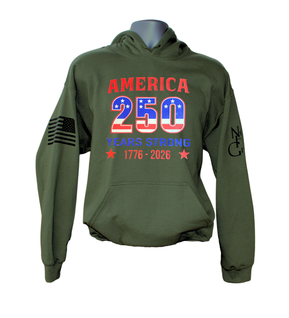 America 250 Years Strong Hoodie